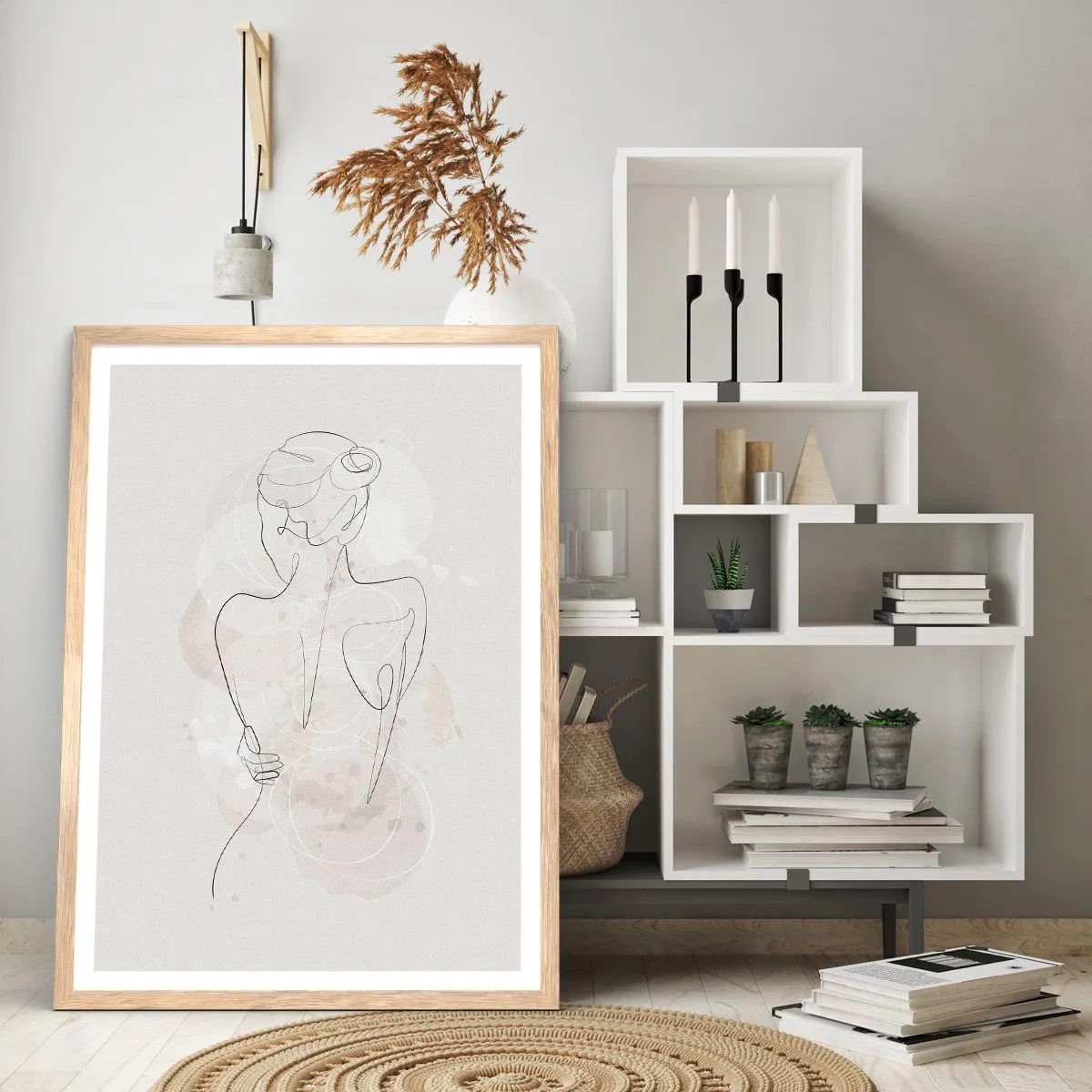 Affisch i ram av ljusek - Som ett känsligt instrument - 40x50 cm