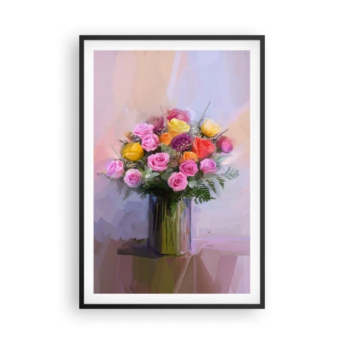 Affisch i svart ram - Stoppad skönhet - 61x91 cm