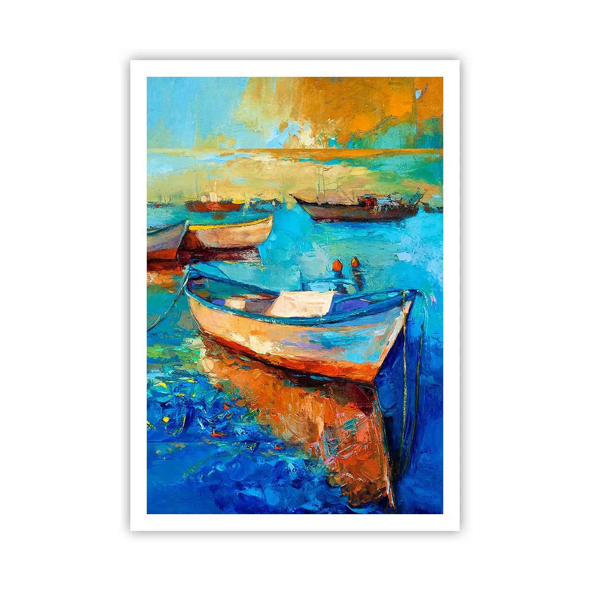 Affisch - I en sydlig vik - 70x100 cm