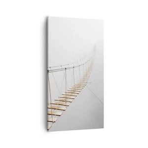 Canvastavla - Bild på duk - Vart leder den dig? - 55x100 cm