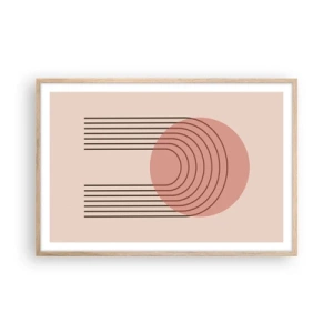 Affisch i ram av ljusek - Ostoppad attraktionskraft - 91x61 cm