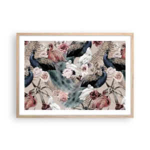 Affisch i ram av ljusek - I palatsträdgården - 70x50 cm