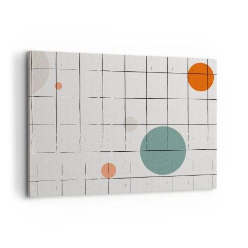 Canvastavla - Bild på duk - Fångade. Vi eller de? - 100x70 cm