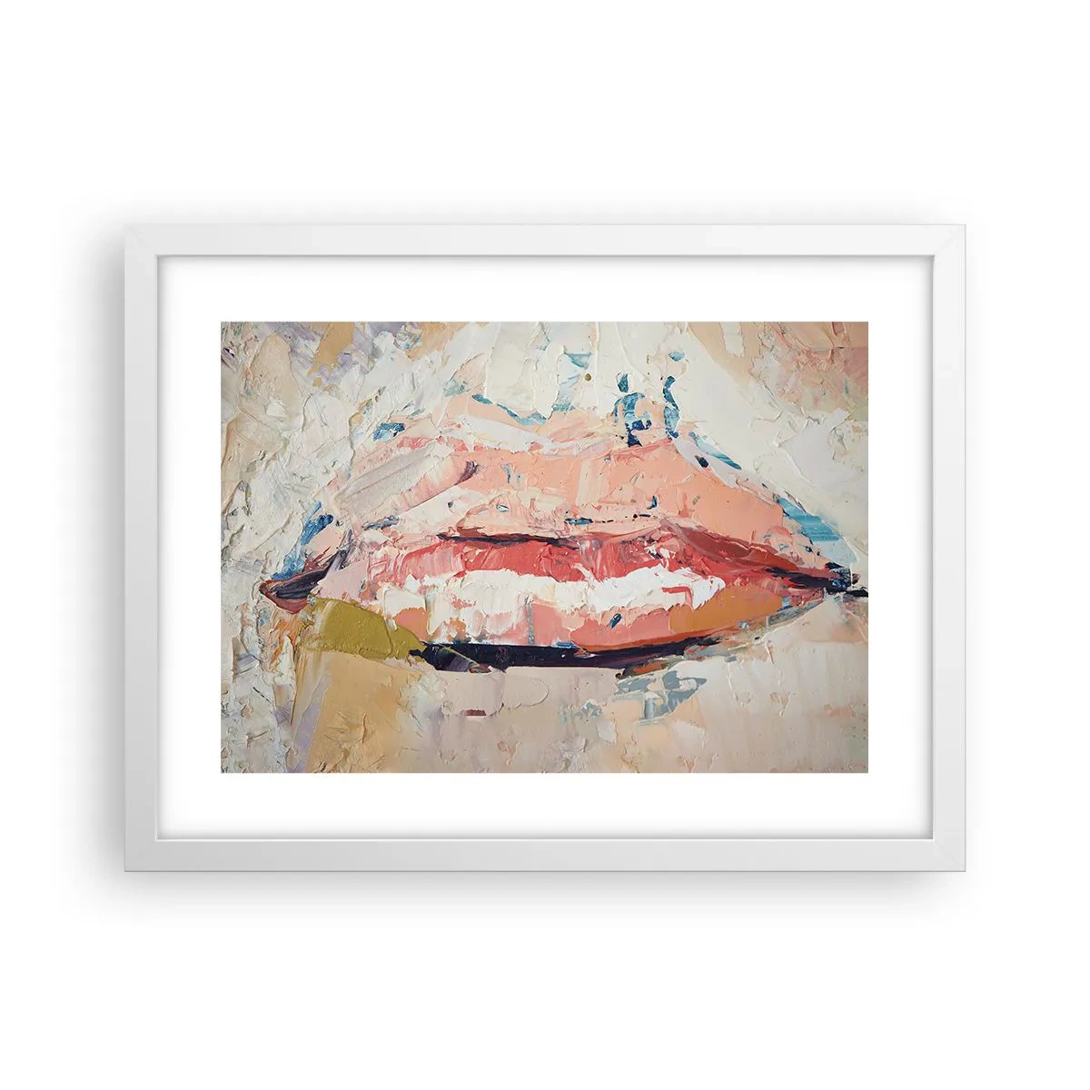 Affisch i vit ram - Väcker sinnen - 40x30 cm