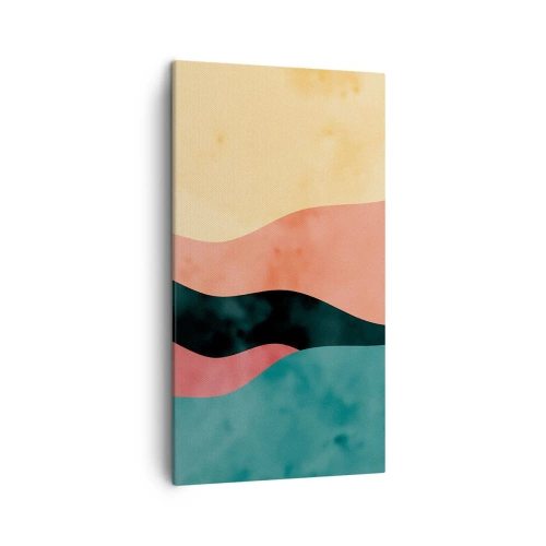 Canvastavla - Bild på duk - Enig oenighet - 45x80 cm