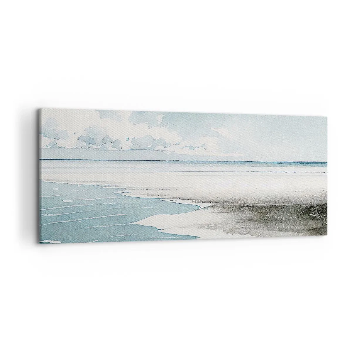 Canvastavla - Bild på duk - Milt tidvatten - 120x50 cm