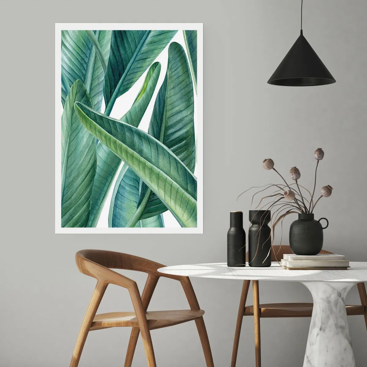 Affisch - Grönskan i sig själv - 70x100 cm