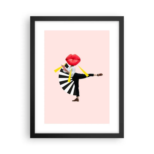 Affisch i svart ram - Surrealistisk pop-art - 30x40 cm