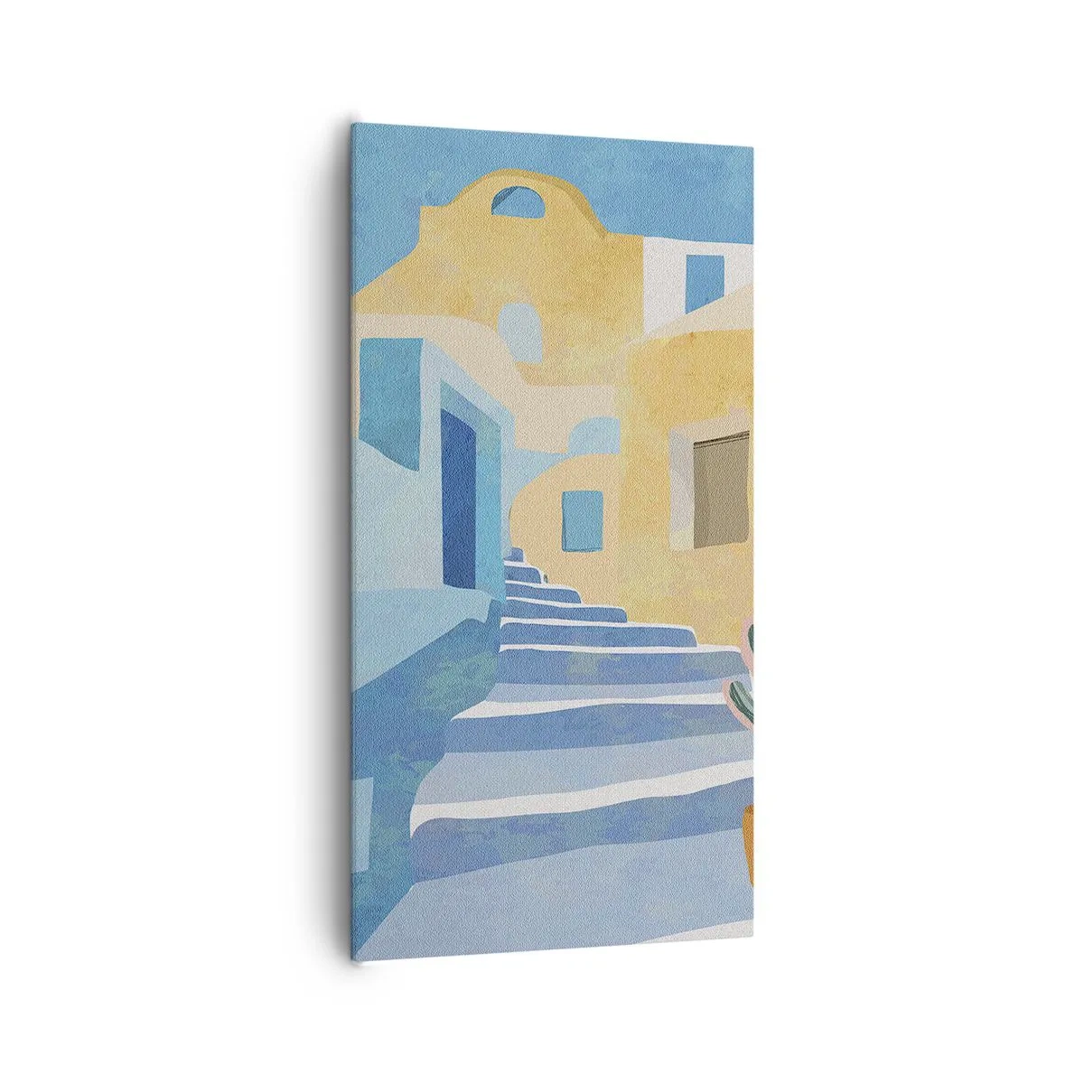 Canvastavla - Bild på duk - En dag i en arabisk stad - 65x120 cm