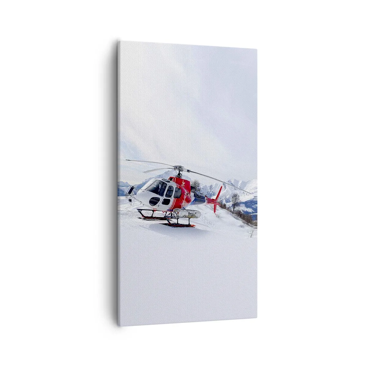 Canvastavla - Bild på duk - Alltid redo - 55x100 cm