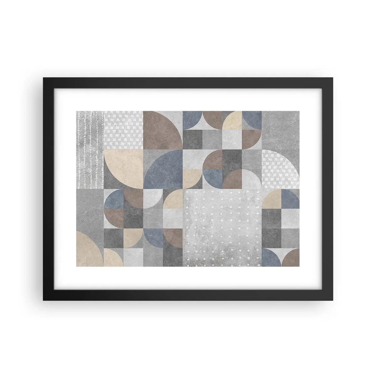 Affisch i svart ram - Keramisk fantasi - 40x30 cm
