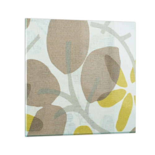 Glastavla - Bild på glas - Komposition i solskenet - 30x30 cm