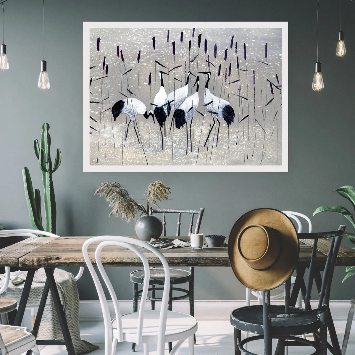 Affisch - Bland sina - 40x30 cm