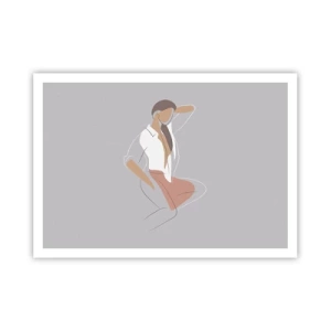 Affisch - Charmens kontur - 100x70 cm