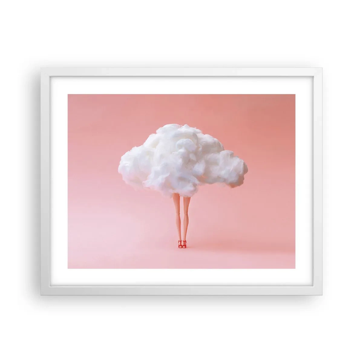 Affisch i vit ram - Söt utfästelse - 50x40 cm