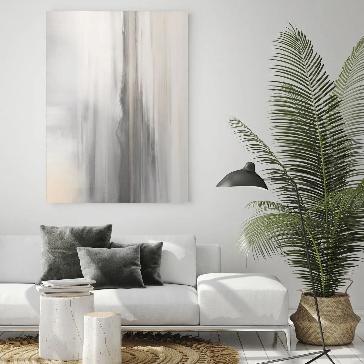 Glastavla - Bild på glas - En eftertänksam bakgrund - 50x70 cm