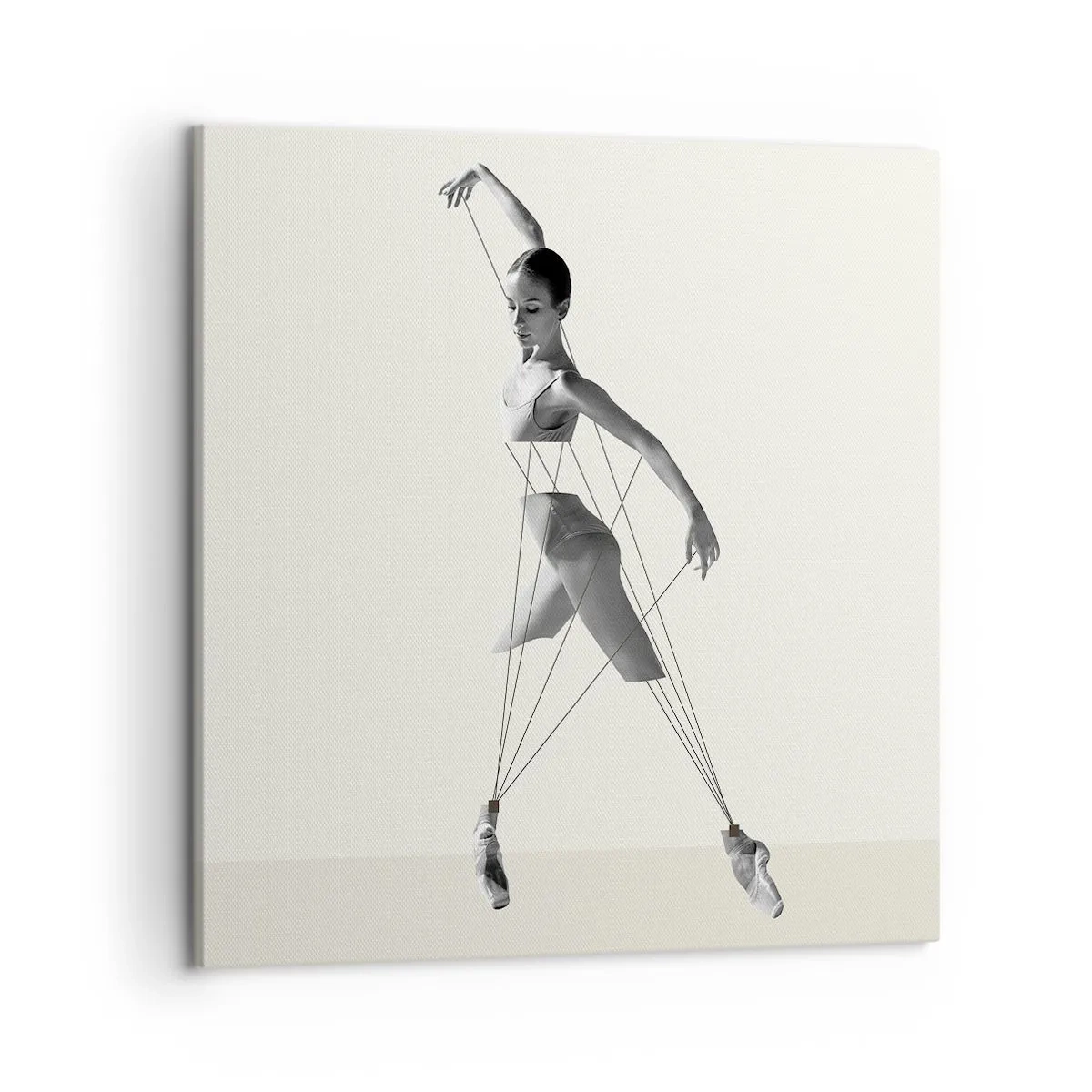 Canvastavla - Bild på duk - I världens teater - 50x50 cm