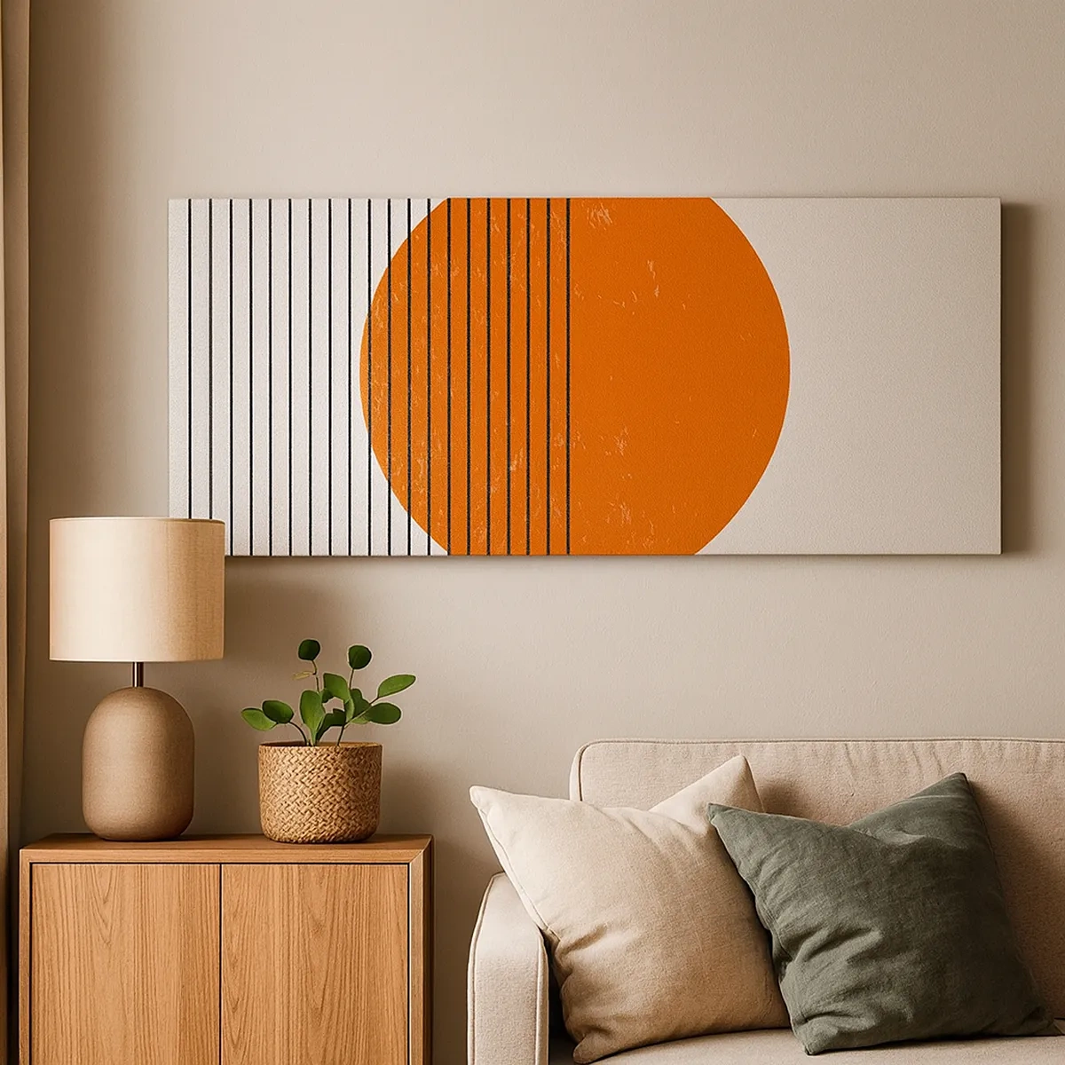 Canvastavla - Bild på duk - Alltid solen - 30x30 cm