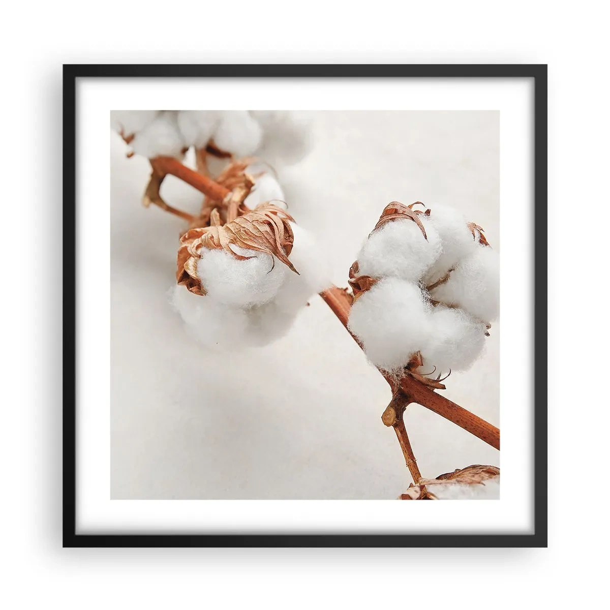 Affisch i svart ram - Krama om - 50x50 cm