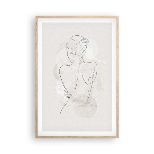 Affisch i ram av ljusek - Som ett känsligt instrument - 61x91 cm