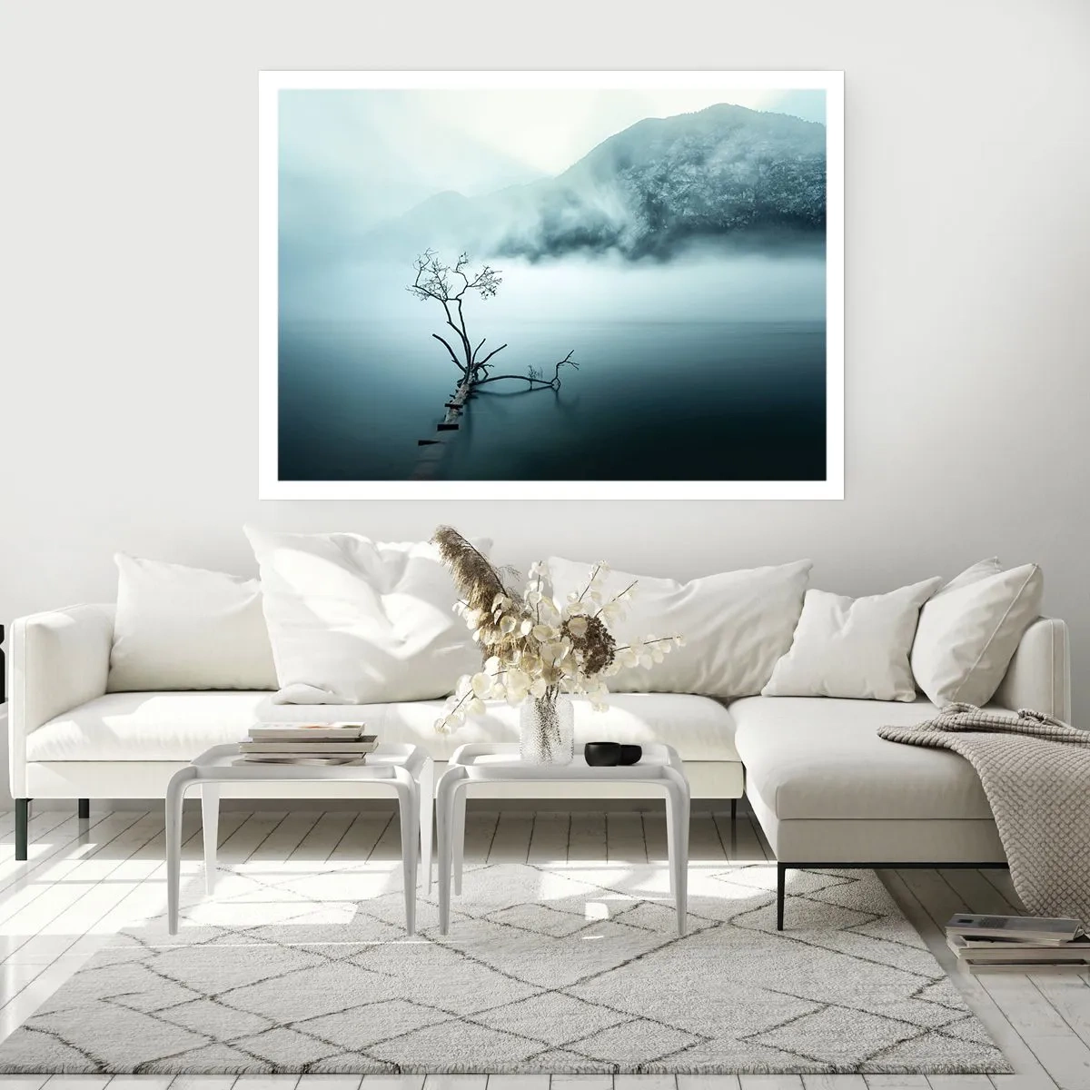 Affisch - Ut ur vatten och dimma - 91x61 cm