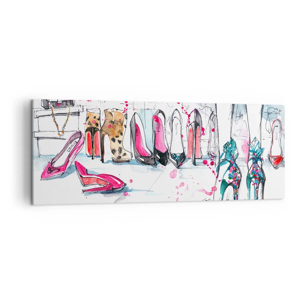 Canvastavla - Bild på duk - Sesam, öppna dig - 140x50 cm