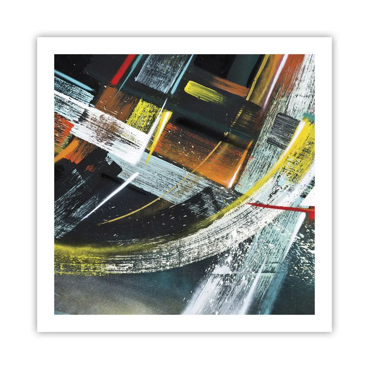 Affisch - Rörelsens energi - 60x60 cm