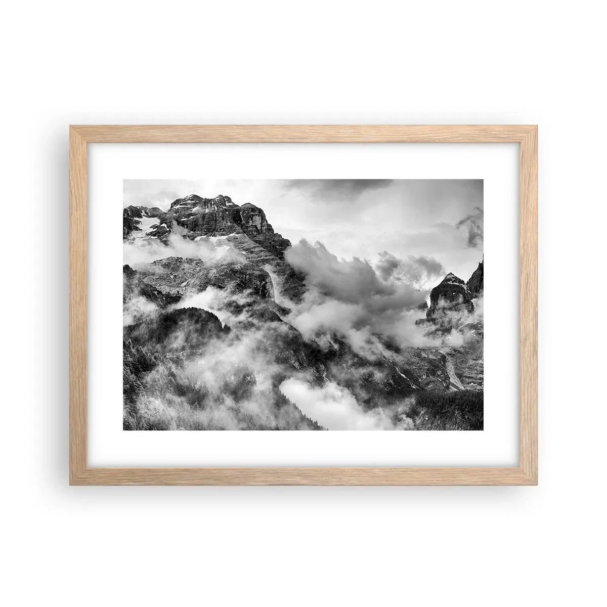 Affisch i ram av ljusek - Vackra och grymma - 40x30 cm