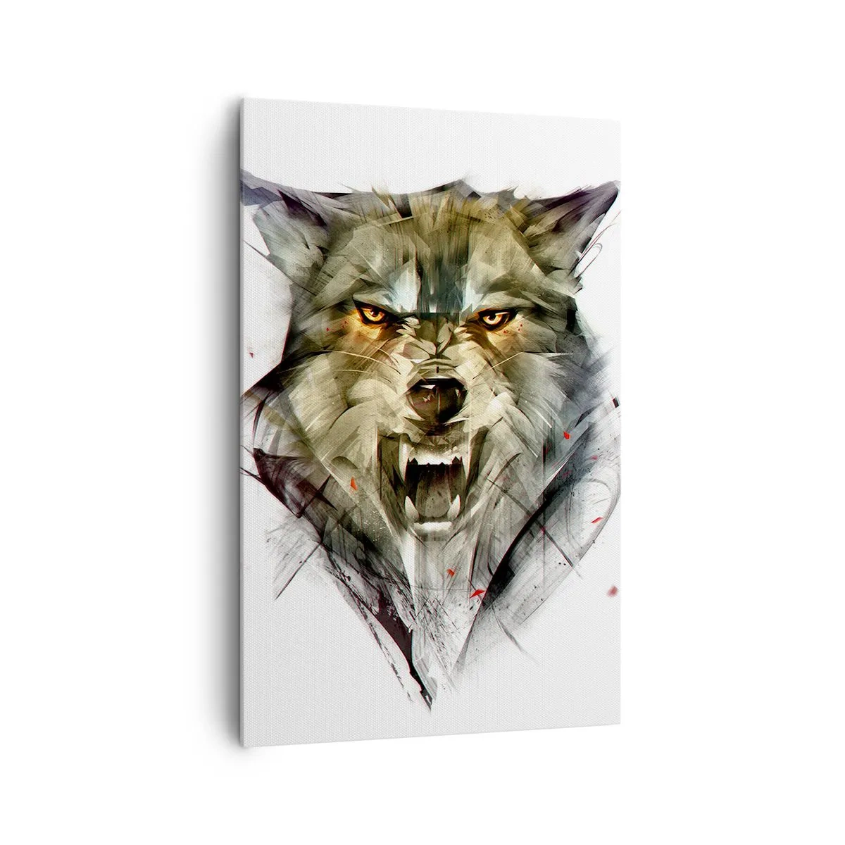 Canvastavla - Bild på duk - Stå stilla! - 80x120 cm