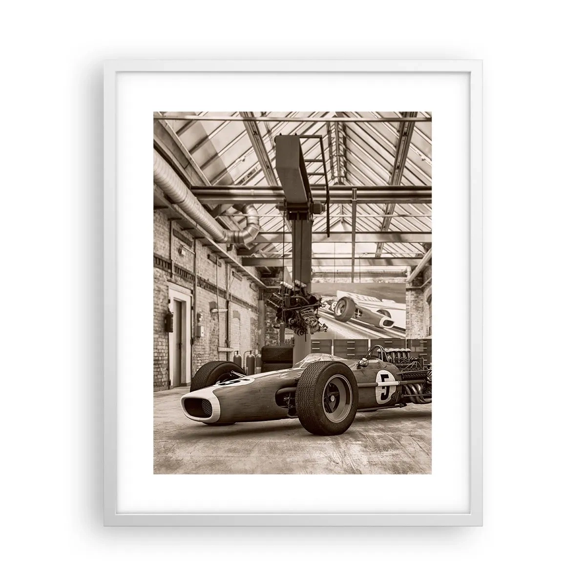 Affisch i vit ram - Segrarens vila - 40x50 cm