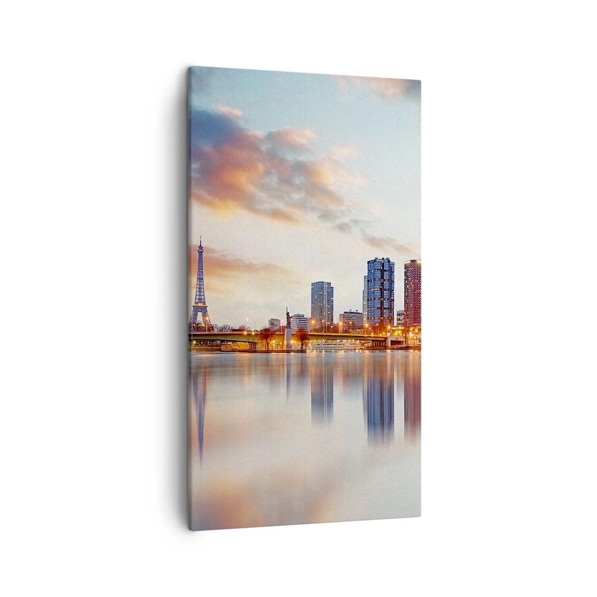 Canvastavla - Bild på duk - Paris monumentala lugn - 45x80 cm