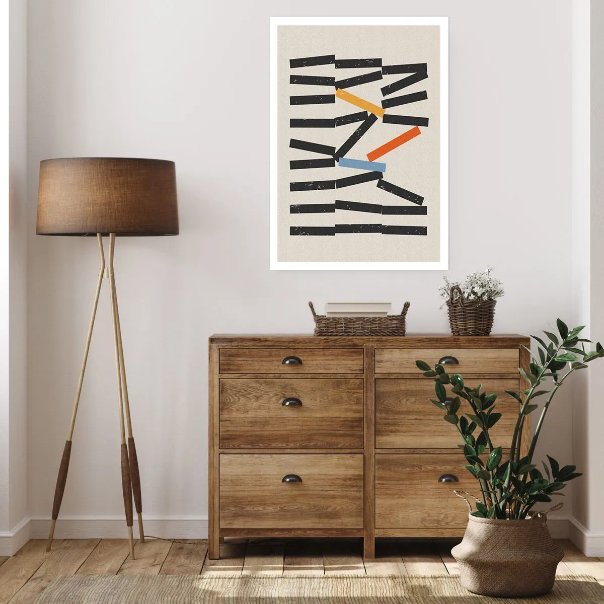 Affisch - Domino - komposition - 30x40 cm