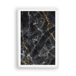 Affisch i vit ram - Stenens interna liv - 61x91 cm