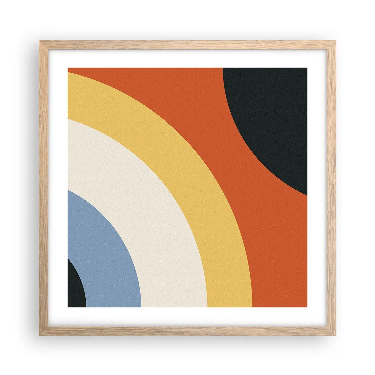 Affisch i ram av ljusek - Mot varandra - 50x50 cm