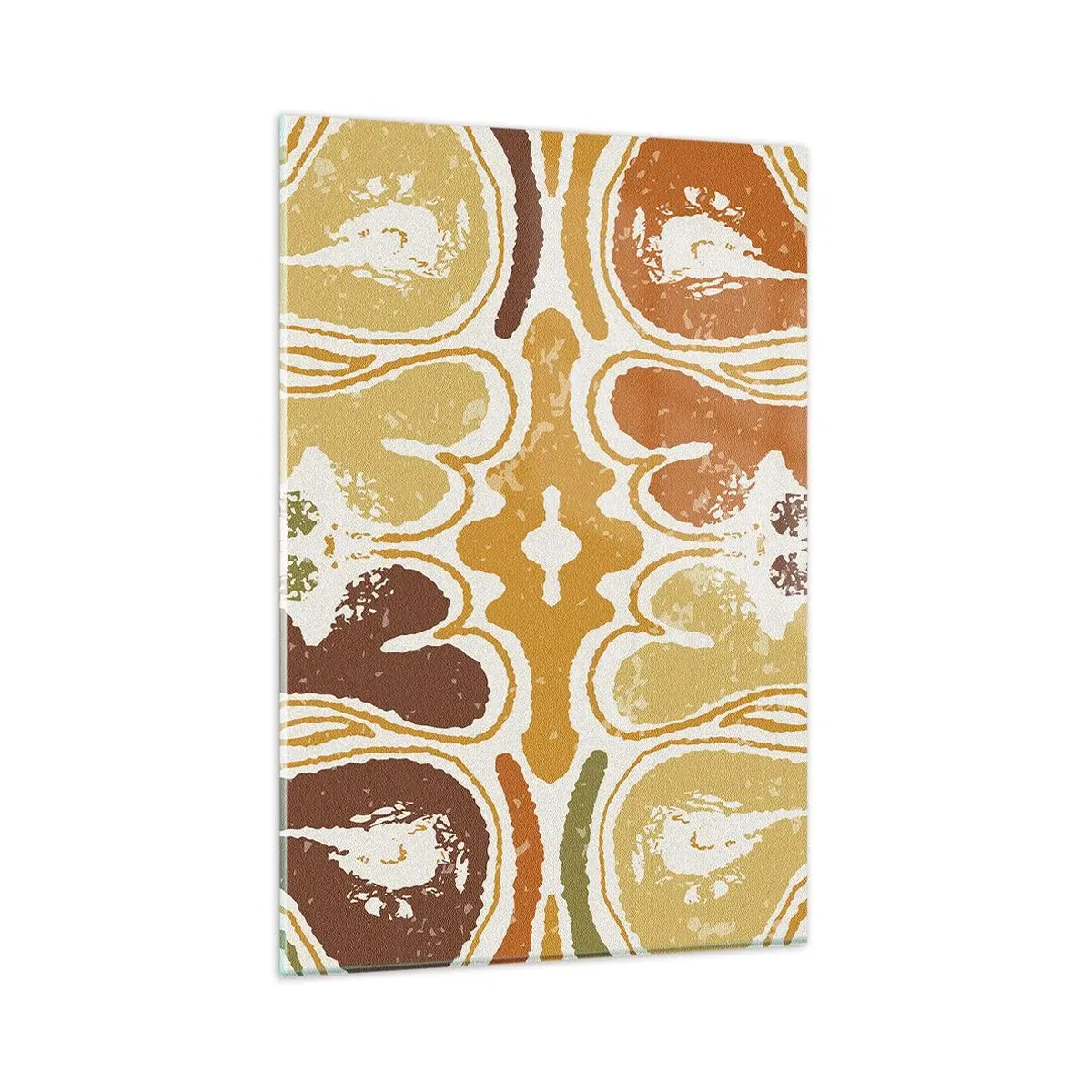 Glastavla - Bild på glas - Sentimental abstraktion - 80x120 cm