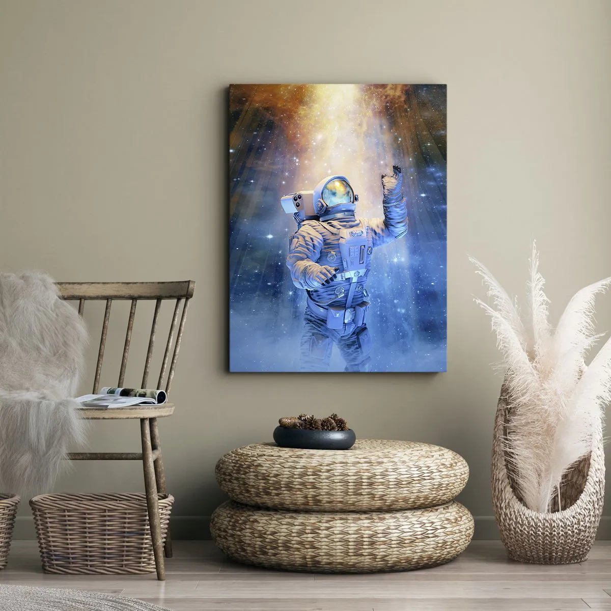 Canvastavla - Bild på duk - Äntligen i målet - 50x70 cm