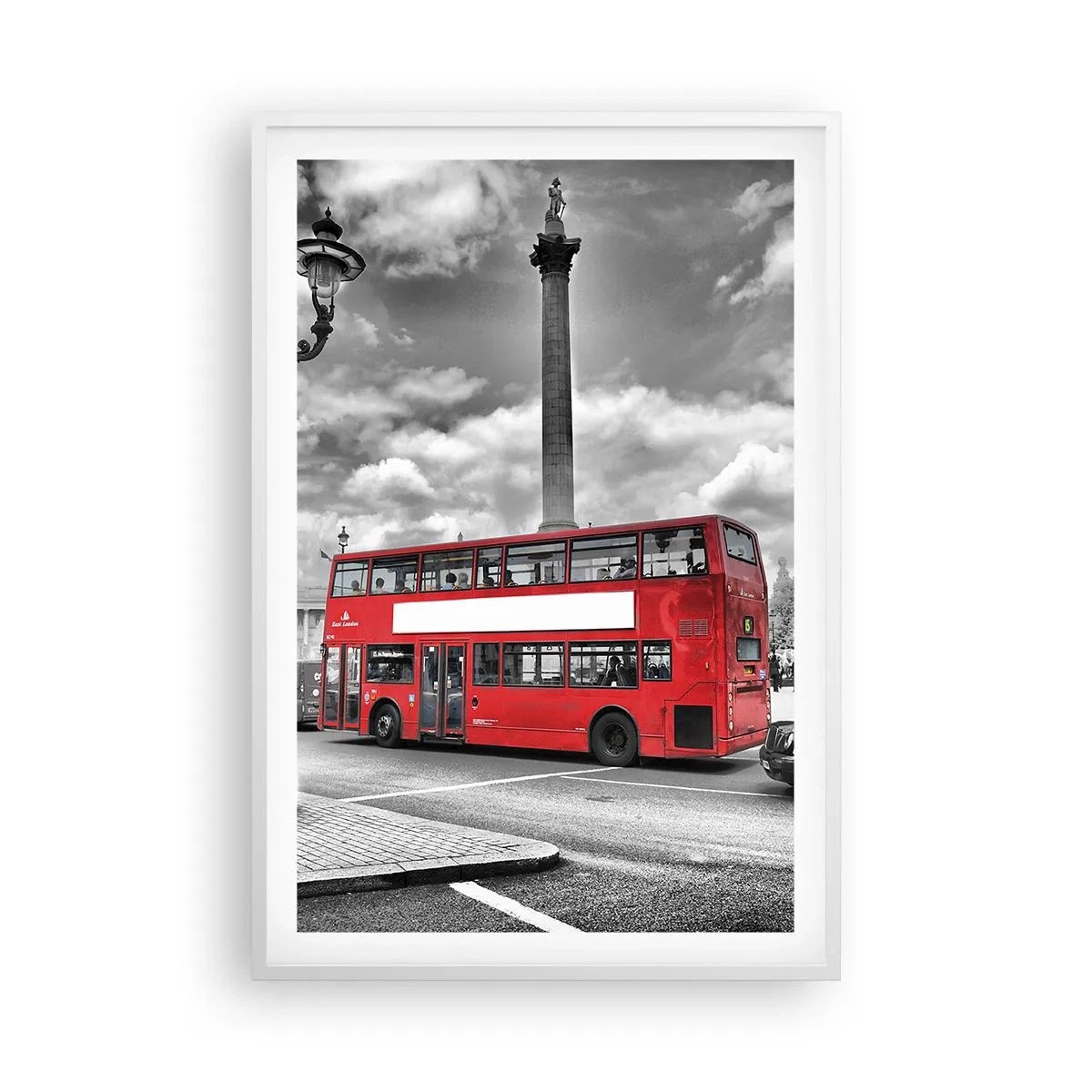 Affisch i vit ram - Stadens riktiga blodomlopp - 61x91 cm