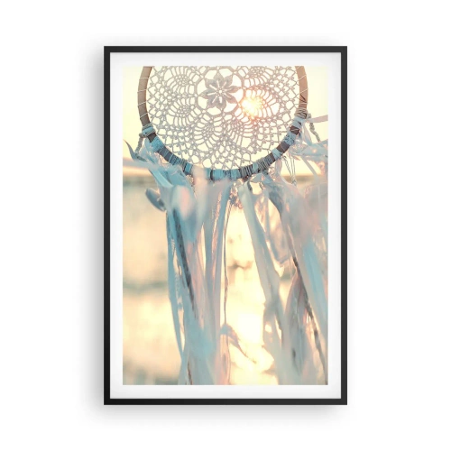 Affisch i svart ram - Spetstotem - 61x91 cm