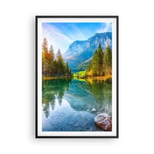 Affisch i svart ram - Höstens mildhet - 61x91 cm