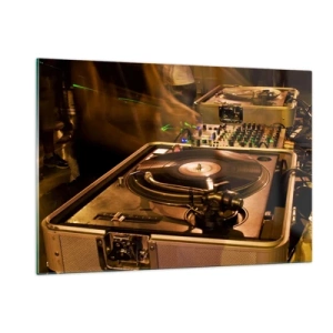 Glastavla - Bild på glas - Känner du kraften? - 120x80 cm