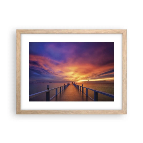 Affisch i ram av ljusek - Utan ände - 40x30 cm