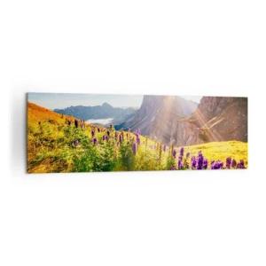 Canvastavla - Bild på duk - Örternas hemliga liv - 160x50 cm