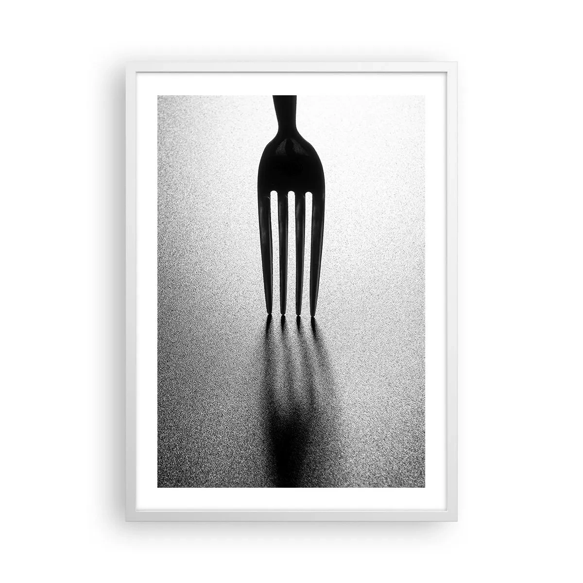 Affisch i vit ram - Ljus och skugga - 50x70 cm