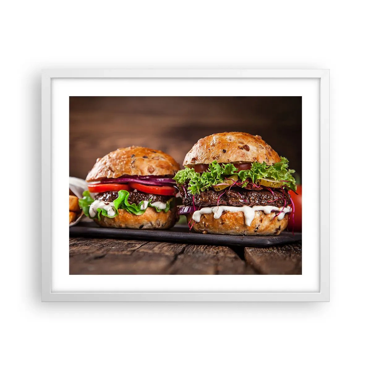 Affisch i vit ram - American dream - 50x40 cm