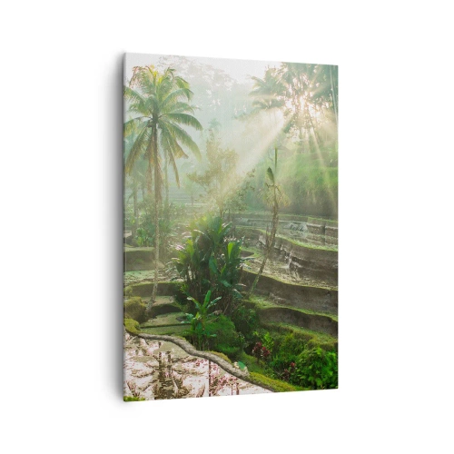 Canvastavla - Bild på duk - Växa upp i solsken - 70x100 cm