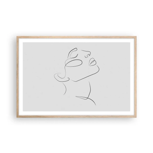 Affisch i ram av ljusek - Drömmens meander - 91x61 cm