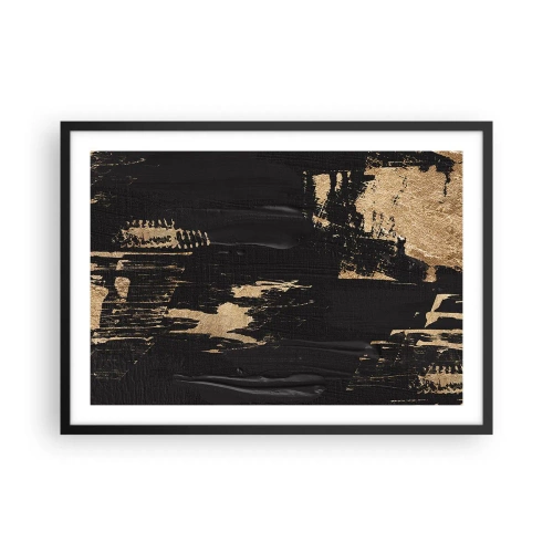 Affisch i svart ram - Ett spår av beröring - 70x50 cm