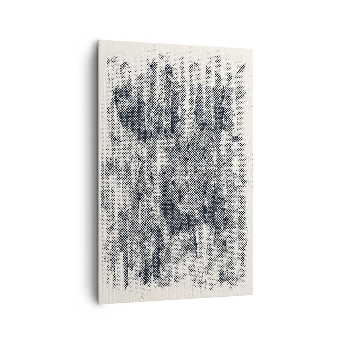 Canvastavla - Bild på duk - Dimmig komposition - 80x120 cm