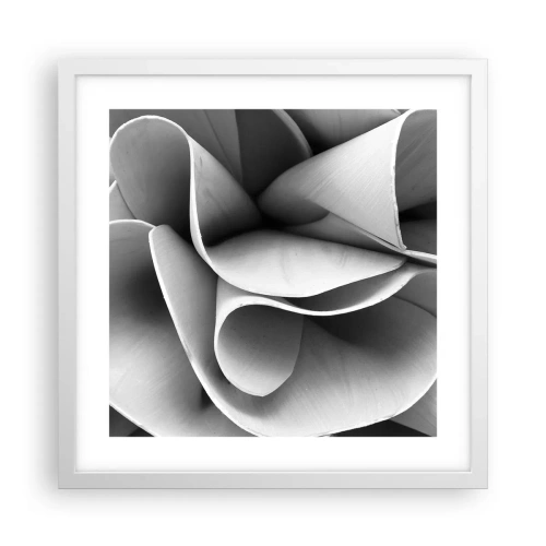 Affisch i vit ram - Det händer i rummet - 40x40 cm