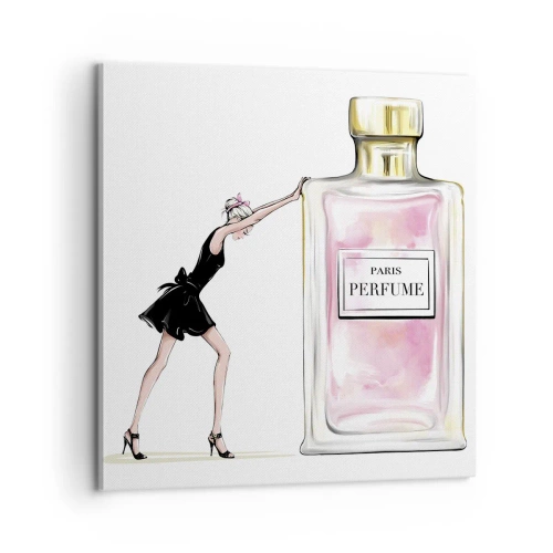 Canvastavla - Bild på duk - Kvinnlighetens kärna - 60x60 cm